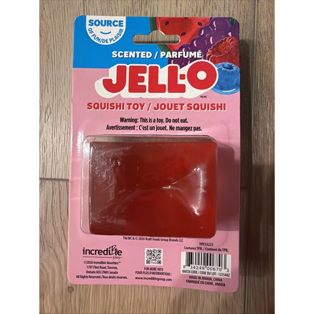 Jello Scented Squishi Squishy Toy Viral TikTok Toy New In Stock Red Fast Ship